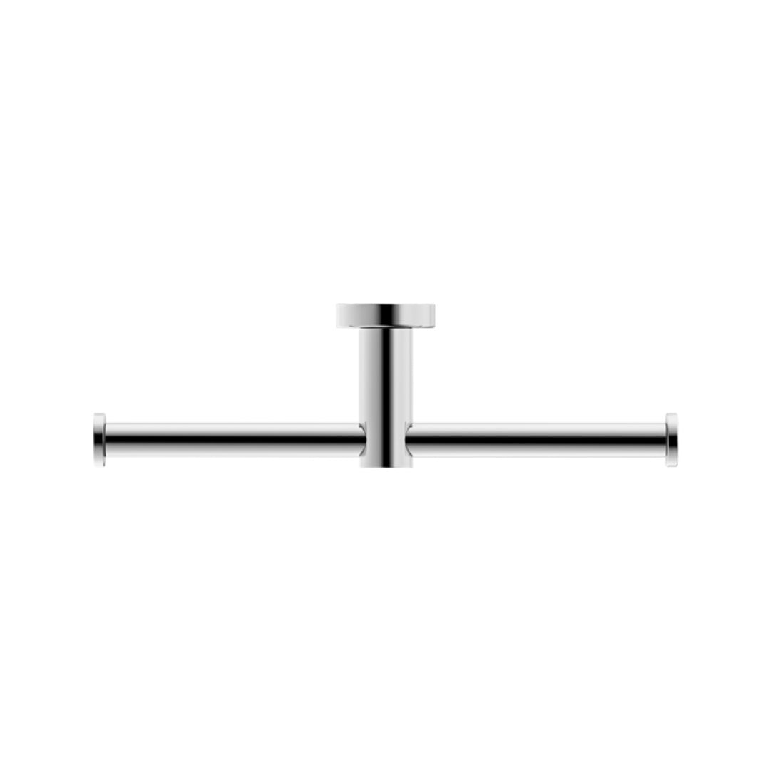 Nero Mecca Double Toilet Roll Holder - Chrome - NR1986DCH