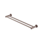 Nero Mecca Double Towel Rail 600mm - Brushed Bronze - NR1924dBZ