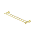 Nero Mecca Double Towel Rail 600mm - Brushed Gold - NR1924dBG
