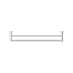 Nero Mecca Double Towel Rail 600mm - Brushed Nickel - NR1924dBN