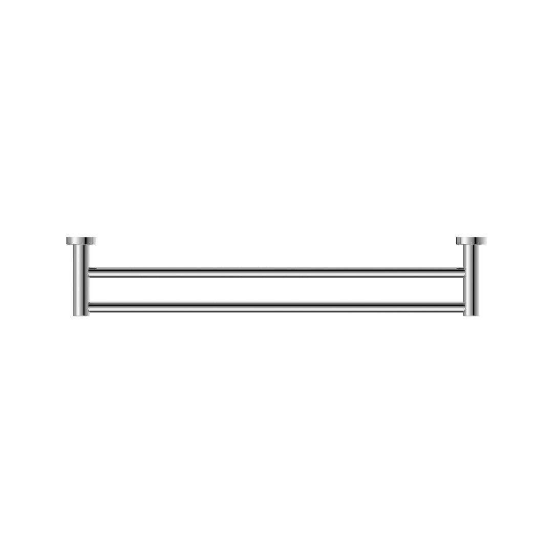 Nero Mecca Double Towel Rail 600mm - Chrome - NR1924dCH