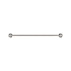 Nero Mecca Double Towel Rail 800mm - Brushed Nickel - NR1930dBN