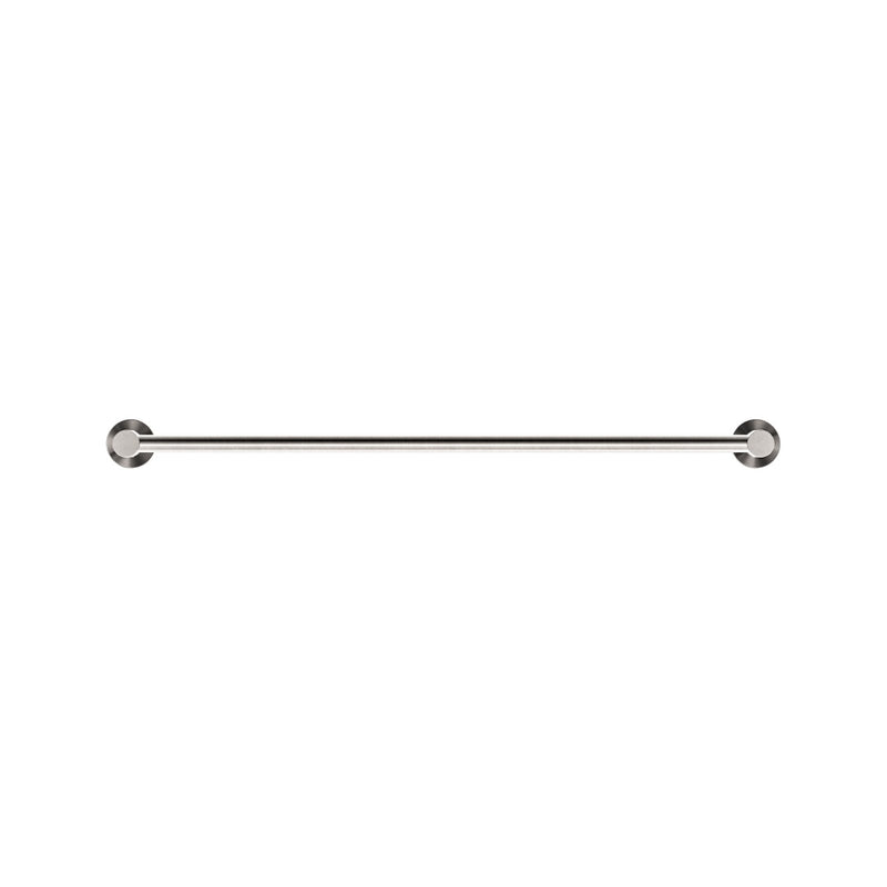 Nero Mecca Double Towel Rail 800mm - Brushed Nickel