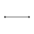 Nero Mecca Double Towel Rail 800mm - Gun Metal - NR1930dGM