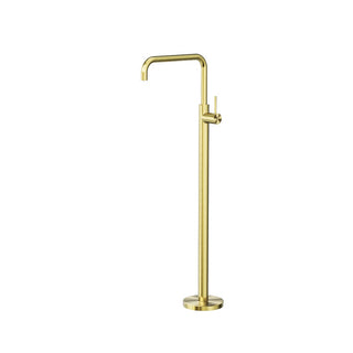 Nero Mecca Freestanding Bath Mixer Square Shape - Brushed Gold - NR221903BBG