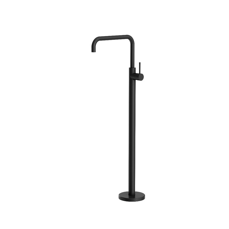 Nero Mecca Freestanding Bath Mixer Square Shape - Matte Black