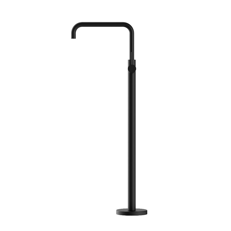 Nero Mecca Freestanding Bath Mixer Square Shape - Matte Black