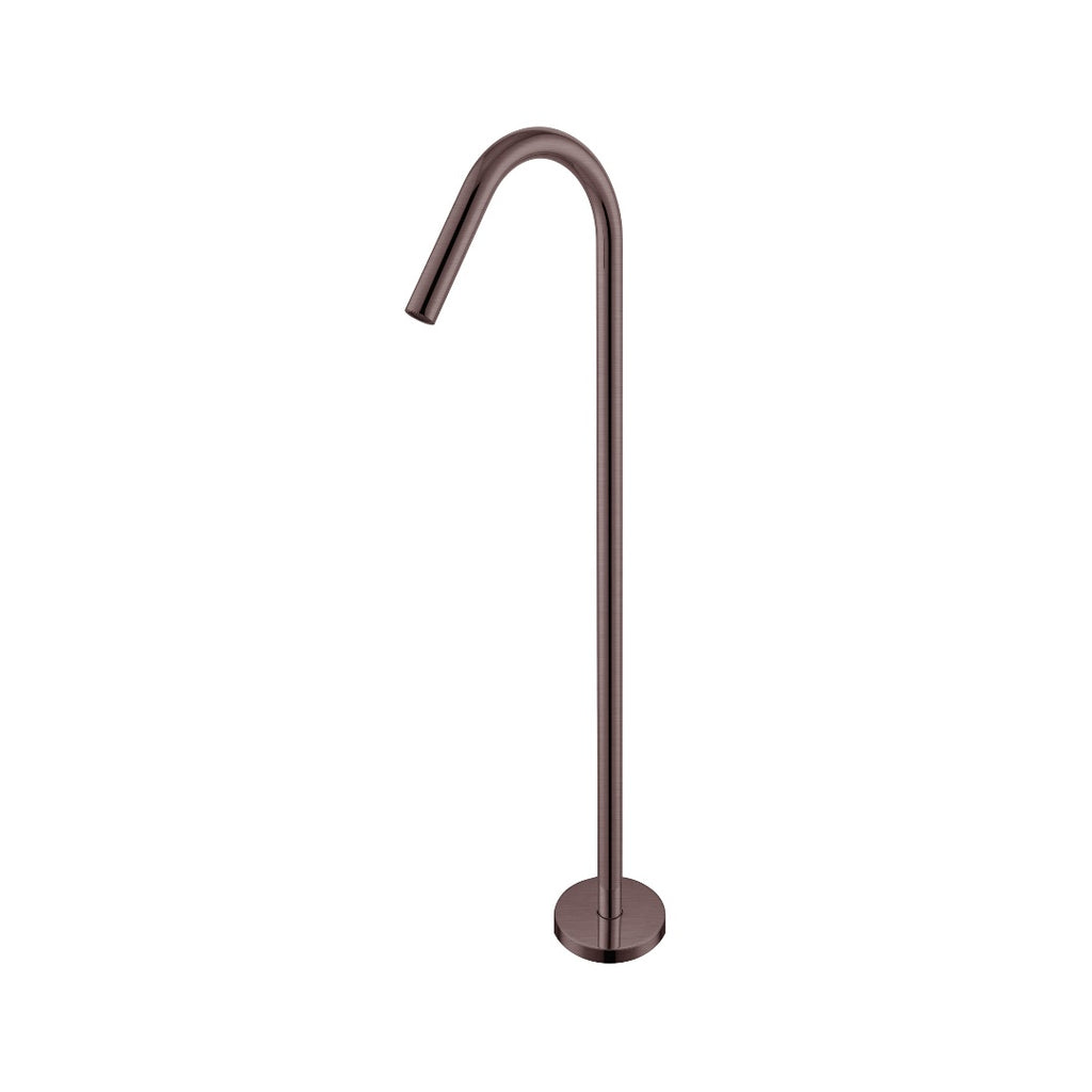 Nero Mecca Freestanding Bath Spout Only - Brushed Bronze - NR221903aBZ