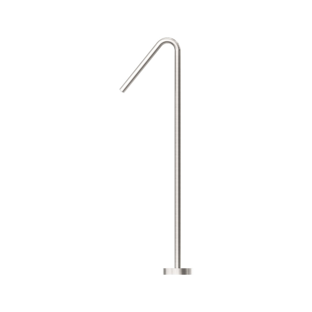 Nero Mecca Freestanding Bath Spout Only - Brushed Nickel - NR221903aBN