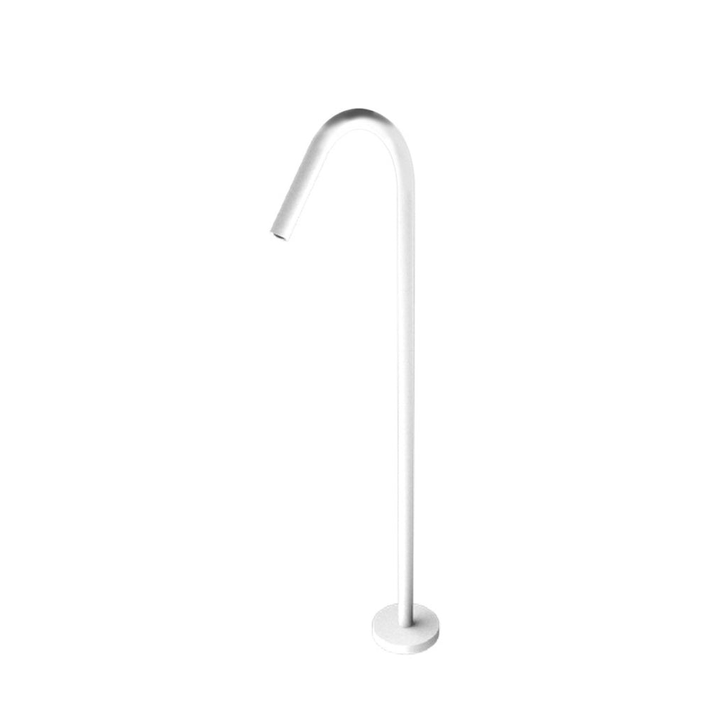 Nero Mecca Freestanding Bath Spout Only - Matte White - NR221903aMW