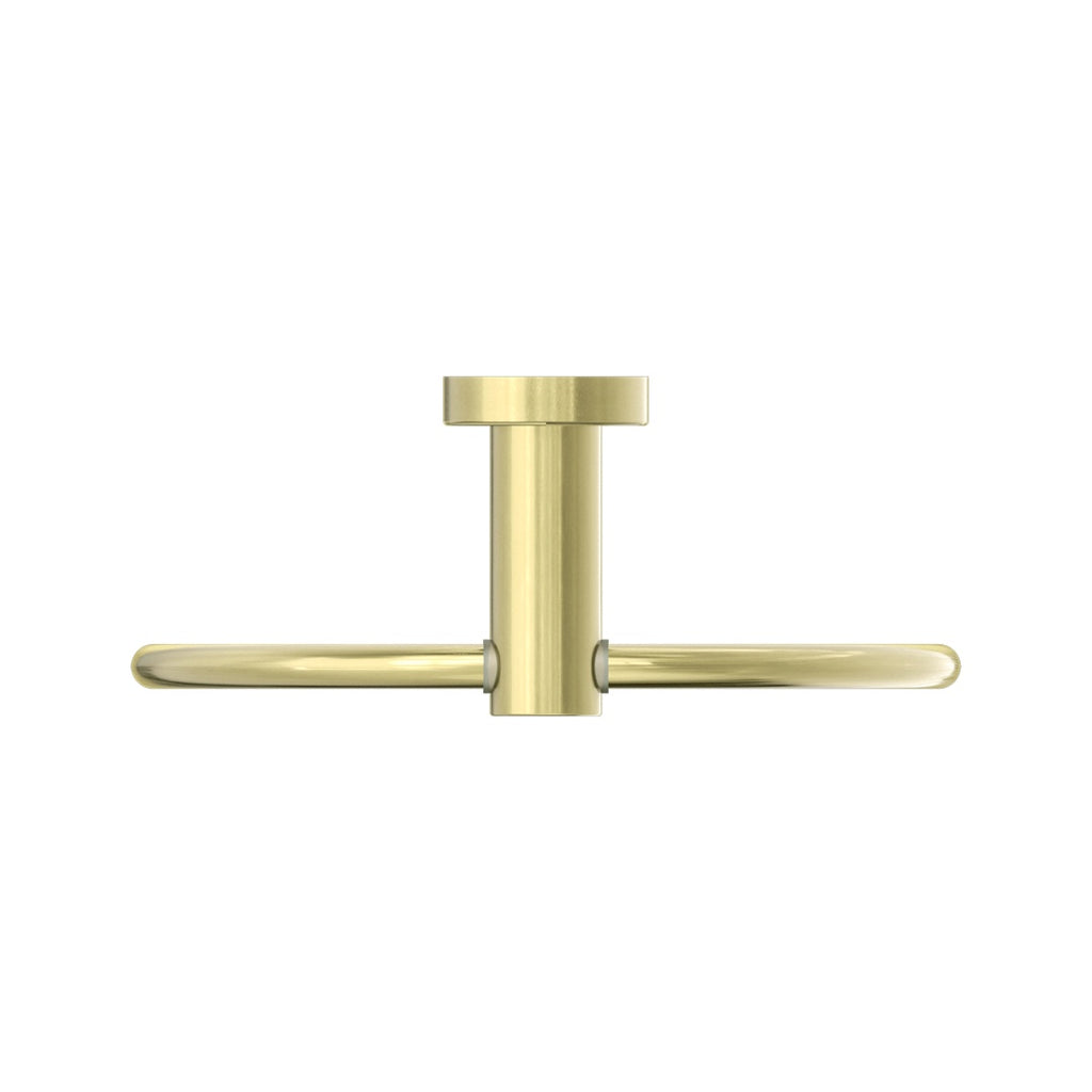 Nero Mecca Hand Towel Ring - Brushed Gold - NR1980BG