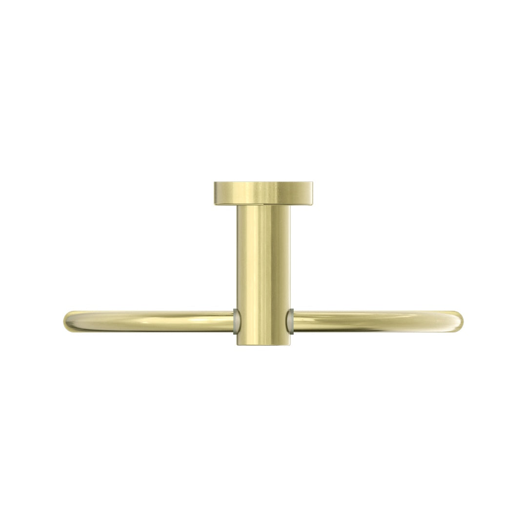 Nero Mecca Hand Towel Ring - Brushed Gold - NR1980BG