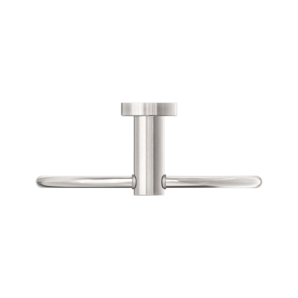 Nero Mecca Hand Towel Ring - Brushed Nickel - NR1980BN
