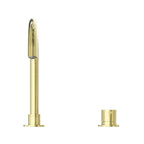 Nero Mecca Hob Basin Mixer Round Swivel Spout - Brushed Gold - NR221901bBG