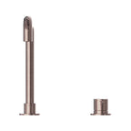 Nero Mecca Hob Basin Mixer Square Swivel Spout - Brushed Bronze - NR221901cBZ