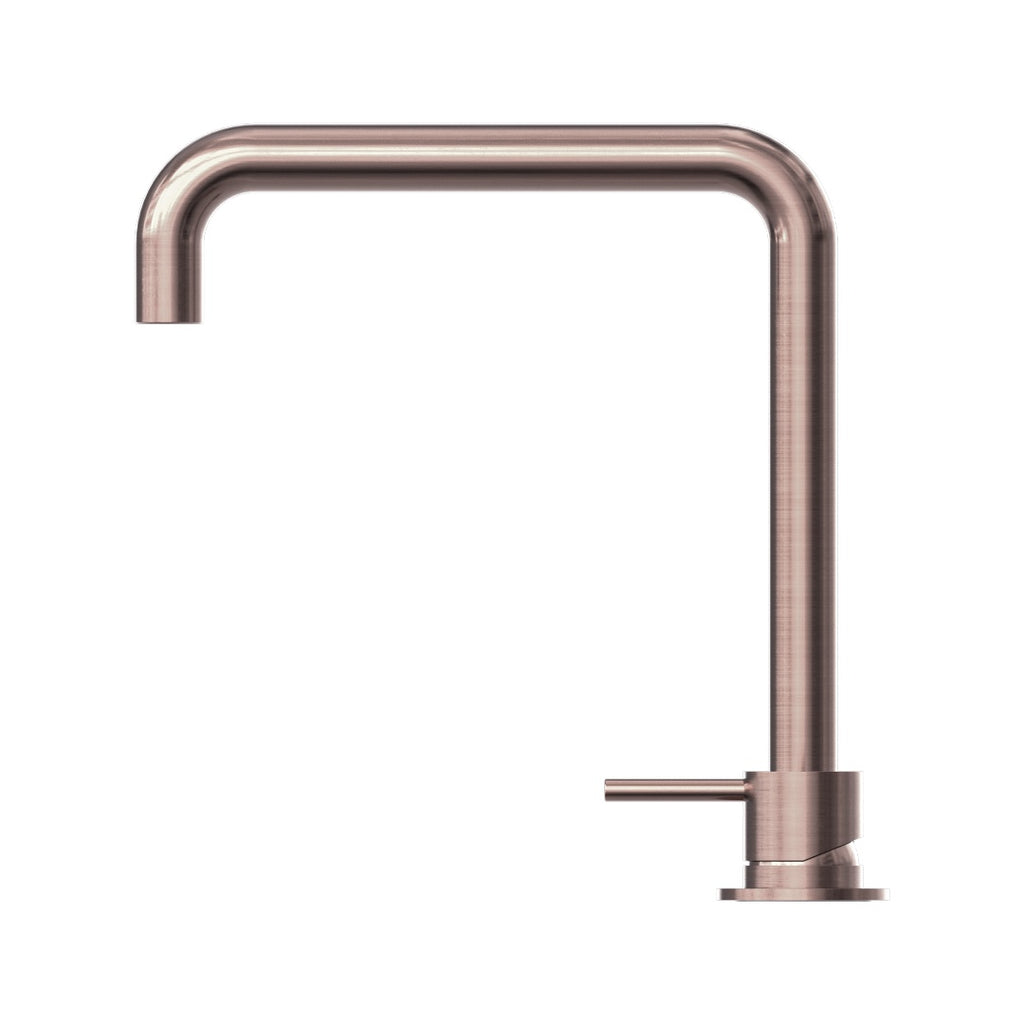 Nero Mecca Hob Basin Mixer Square Swivel Spout - Brushed Bronze - NR221901cBZ