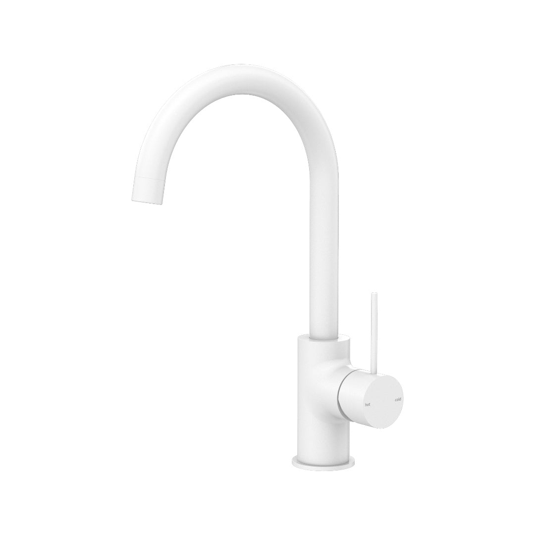 Nero Mecca Kitchen Mixer - Matte White - NR221907MW