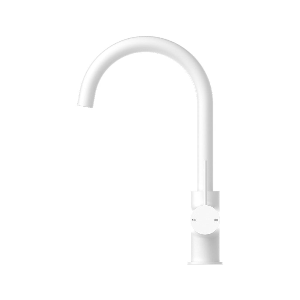 Nero Mecca Kitchen Mixer - Matte White - NR221907MW