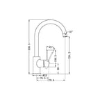 Nero Mecca Kitchen Mixer - Matte White - NR221907MW