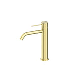 Nero Mecca Mid Tall Basin Mixer - Brushed Gold - NR221901eBG