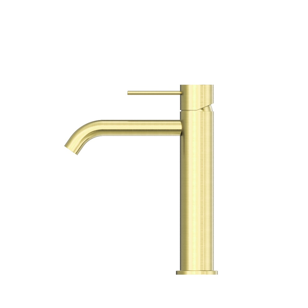 Nero Mecca Mid Tall Basin Mixer - Brushed Gold - NR221901eBG
