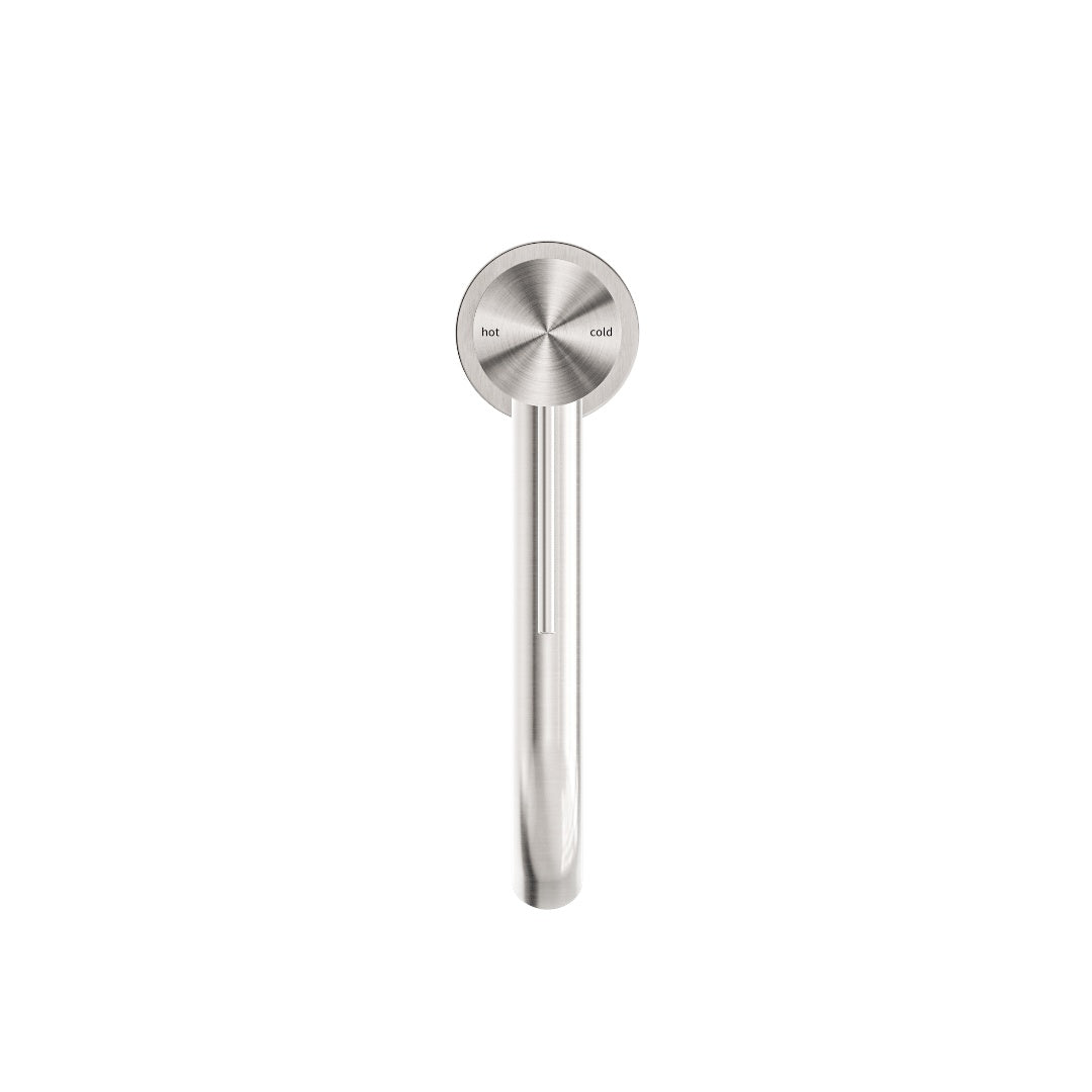 Nero Mecca Mid Tall Basin Mixer - Brushed Nickel - NR221901eBN