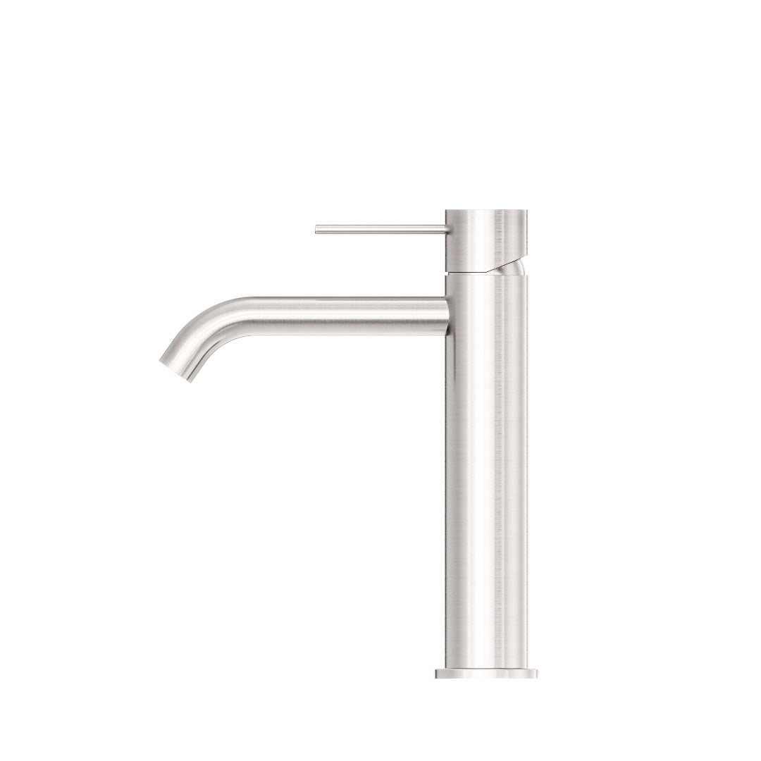 Nero Mecca Mid Tall Basin Mixer - Brushed Nickel - NR221901eBN