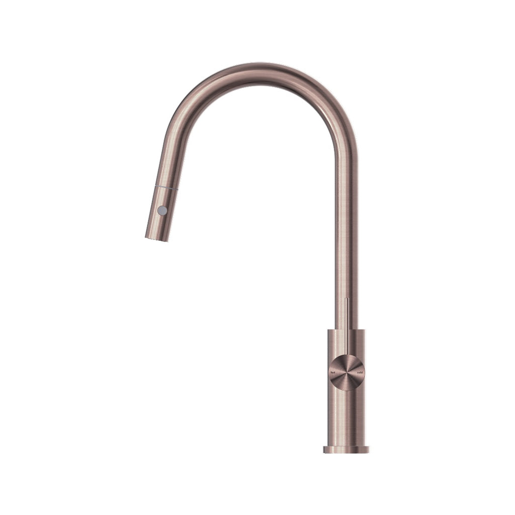 Nero Mecca Pull Out Sink Mixer With Vegie Spray Function - Brushed Bronze - NR221908BZ