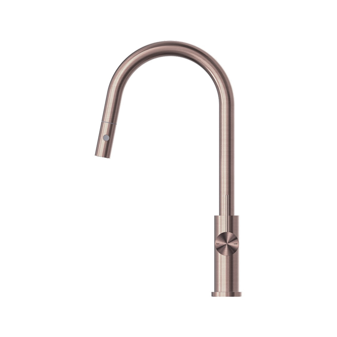 Nero Mecca Pull Out Sink Mixer With Vegie Spray Function - Brushed Bronze - NR221908BZ
