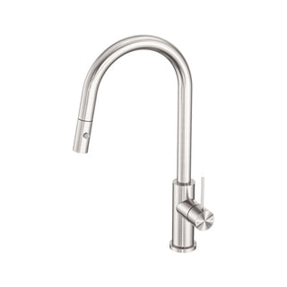 Nero Mecca Pull Out Sink Mixer With Vegie Spray Function - Brushed Nickel - NR221908BN