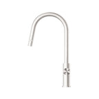 Nero Mecca Pull Out Sink Mixer With Vegie Spray Function - Brushed Nickel - NR221908BN