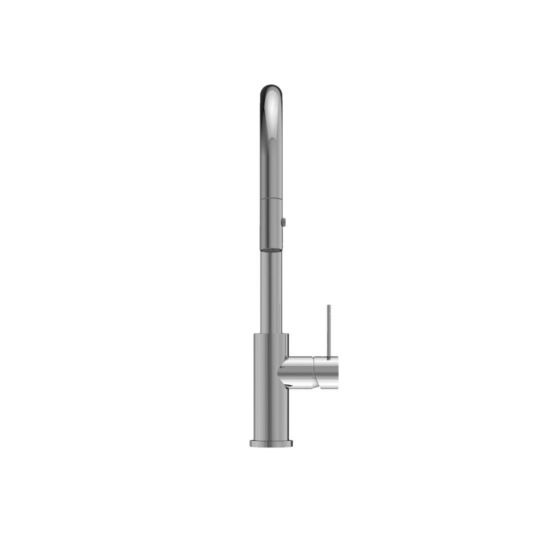 Nero Mecca Pull Out Sink Mixer With Vegie Spray Function - Chrome - NR221908CH
