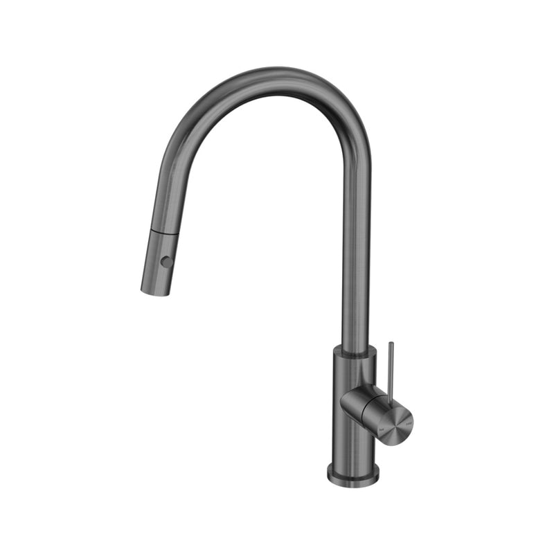 Nero Mecca Pull Out Sink Mixer With Vegie Spray Function - Gun Metal