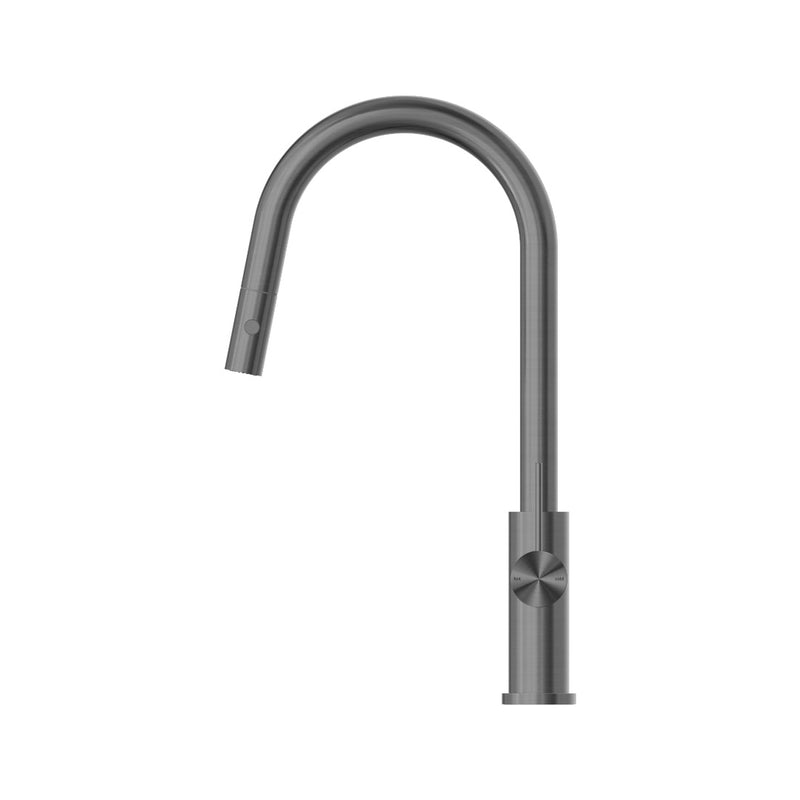 Nero Mecca Pull Out Sink Mixer With Vegie Spray Function - Gun Metal