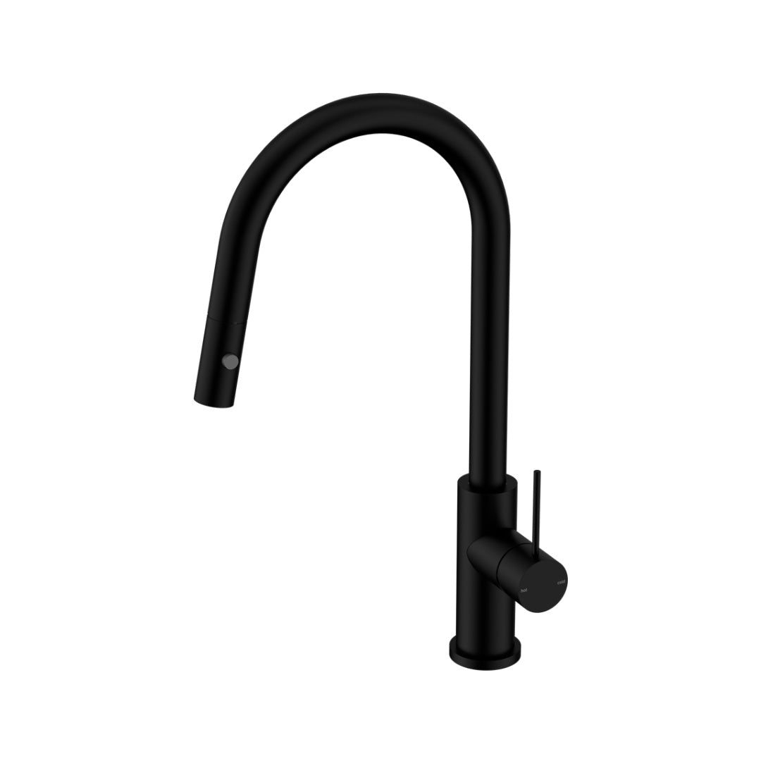Nero Mecca Pull Out Sink Mixer With Vegie Spray Function - Matte Black - NR221908MB