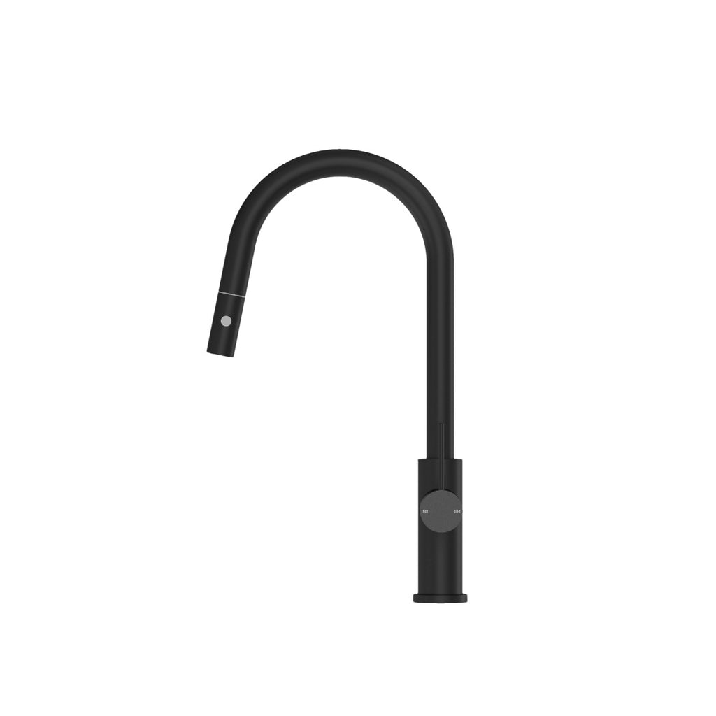 Nero Mecca Pull Out Sink Mixer With Vegie Spray Function - Matte Black - NR221908MB