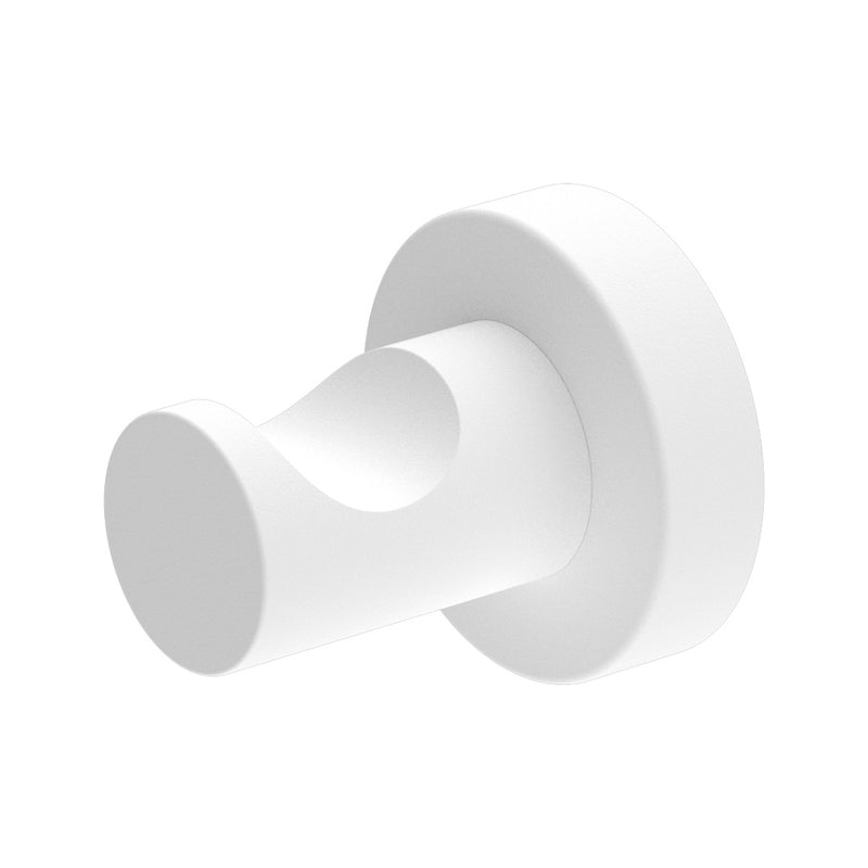 Nero Mecca Robe Hook - Matte White