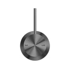 Nero Mecca Shower Mixer 60mm Handle Up Plate - Gun Metal - NR221911jGM