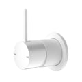 Nero Mecca Shower Mixer 60mm Handle Up Plate - Matte White - NR221911jMW