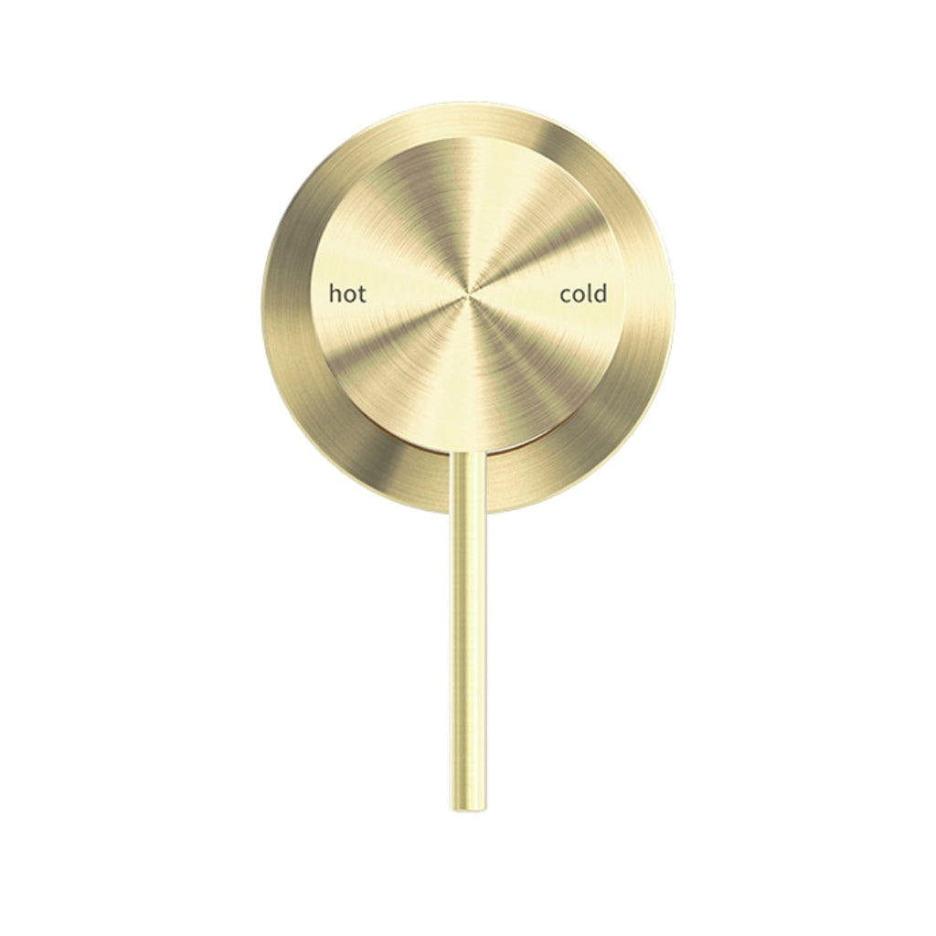 Nero Mecca Shower Mixer 60mm Plate - Brushed Gold - NR221911hBG