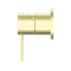 Nero Mecca Shower Mixer 60mm Plate - Brushed Gold - NR221911hBG