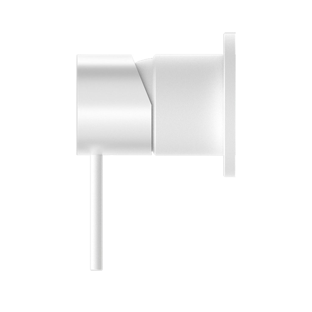 Nero Mecca Shower Mixer 60mm Plate - Matte White - NR221911hMW