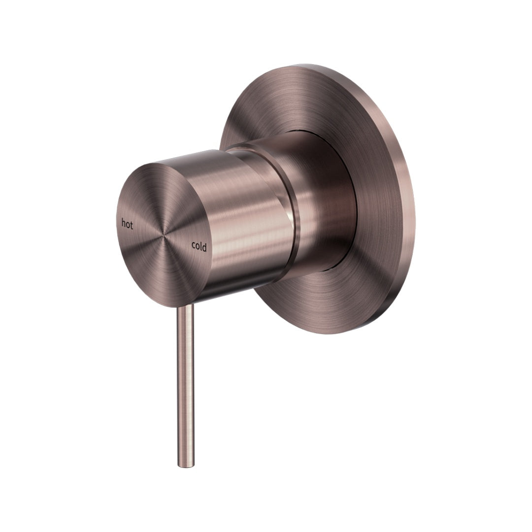 Nero Mecca Shower Mixer 80mm Plate - Brushed Bronze - NR221911BZ