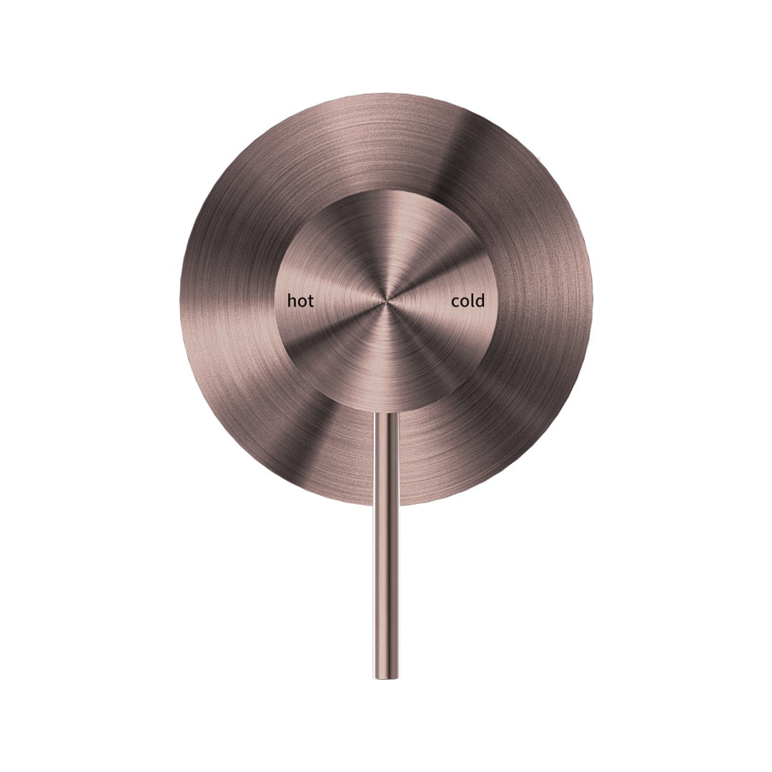 Nero Mecca Shower Mixer 80mm Plate - Brushed Bronze - NR221911BZ