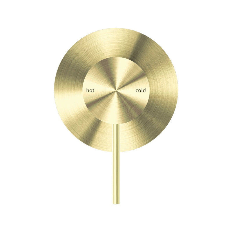 Nero Mecca Shower Mixer 80mm Plate - Brushed Gold