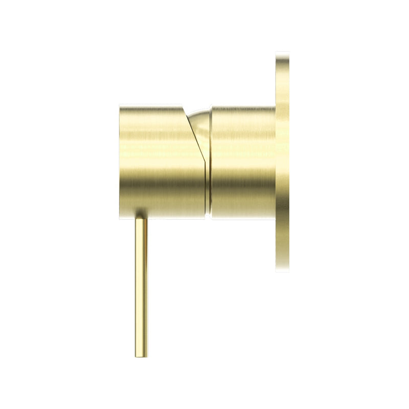 Nero Mecca Shower Mixer 80mm Plate - Brushed Gold