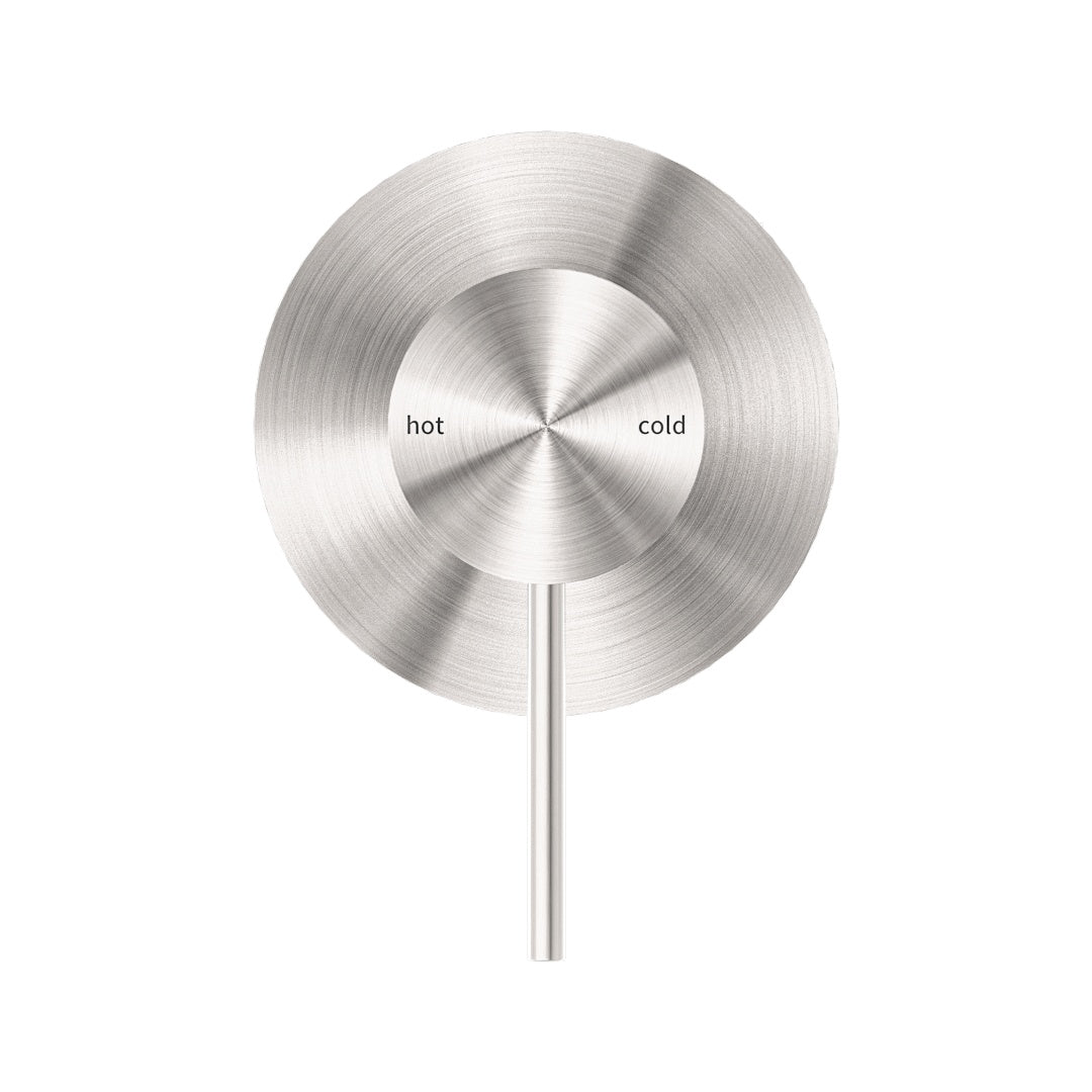 Nero Mecca Shower Mixer 80mm Plate - Brushed Nickel - NR221911BN