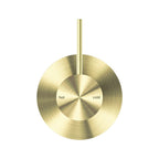 Nero Mecca Shower Mixer Handle Up 80mm Plate - Brushed Gold - NR221911bBG