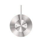 Nero Mecca Shower Mixer Handle Up 80mm Plate - Brushed Nickel - NR221911bBN