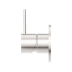 Nero Mecca Shower Mixer Handle Up 80mm Plate - Brushed Nickel - NR221911bBN